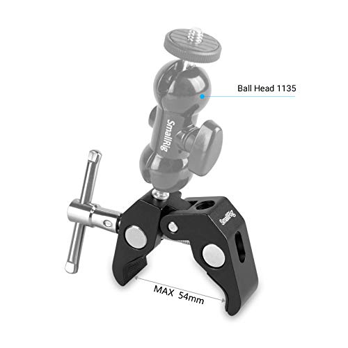 Smallrig Super Clamp(2 Pack) Magic Arm Clamp For Dji Ronin, Camera Monitor, Led Light 2058 #TOP5