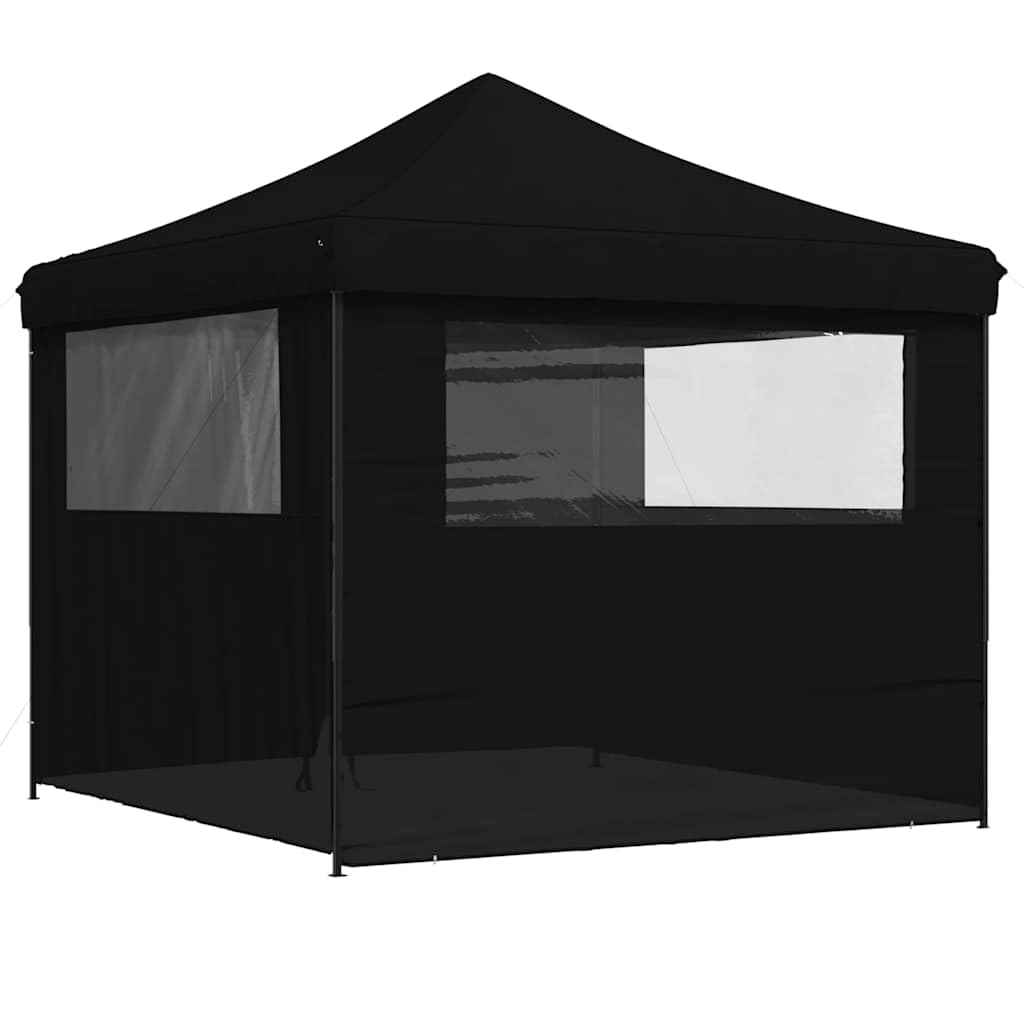 Namiot Pop-Up z 4 Ścianami, Czarny