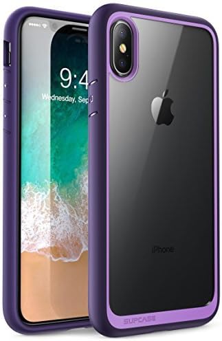 SUPCASE [Unicorn Beetle Style] Case Designed for iPhone X, iPhone XS, Premium Hybrid Protective Clear Case for Apple iPhone X 2017/ iPhone XS 2018 Release (Violet)