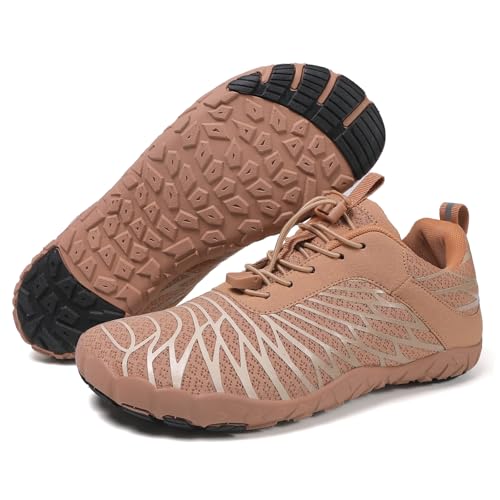 Hiking Barefoot Shoes Womens Men Footwear, Pro-Healthy & Non-Slip Wide Toe Comfortable Water Shoes for Women, Lightweight Hike Running Walking Shoe Daily Wear Athletic Sneakers Unisex