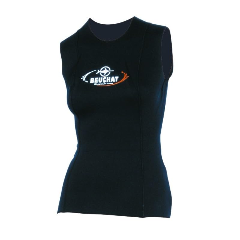 Chaleco neopreno Lady 2,5 mm con titanio negro talla L de alta elasticidad 4