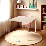 【Conception Adaptée à l'Éducation】 : Cette table d'activités carrée oak de 86 x 86 cm est idéale pour les salles de classe, offrant un espace pratique pour les activités éducatives, le travail en groupe et les projets créatifs des élèves.