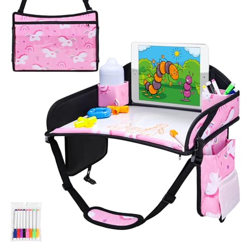 Kids Travel Tray, Travel Tray for Kids Car Seat, Toddler Car Seat...