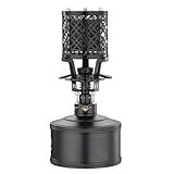 CAMPINGMOON T-HEATER GASWARE Gas Heater Propane Isobutane for Camping Outdoor Collaboration Limited Edition with EVA Case (BKNX-92+BKTC-35)