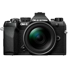 OM SYSTEM OM-5 Mark II BLK w/M.ZUIKO Digital ED 12-45mm F4.0 PRO KIT Compact Light Weight Weather Sealed 4K Video Camera Best for Outdoor Travel