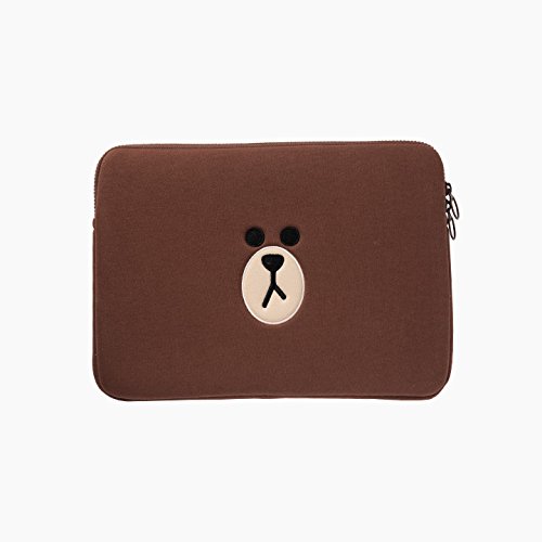 Amazon.co.jp: LINE FRIENDS ノートPCスリーブ13インチ ブラウン