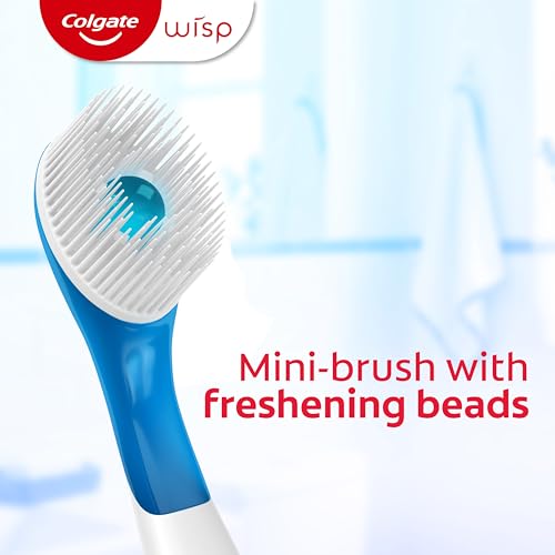 Colgate Max Fresh Wisp Disposable Mini Travel Toothbrushes, Peppermint, 24 Count (Pack of 4) - Image 3