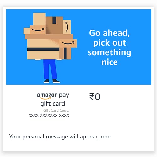 Get 1% Cashback Upto Rs.500 On Amazon Pay Gift Card.