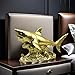XINDAM Shark Figurine Gold Statue Decorative Home & Office Resin Figurines Home Office Display Craft Living Room Decor Ornaments for Tabletop
