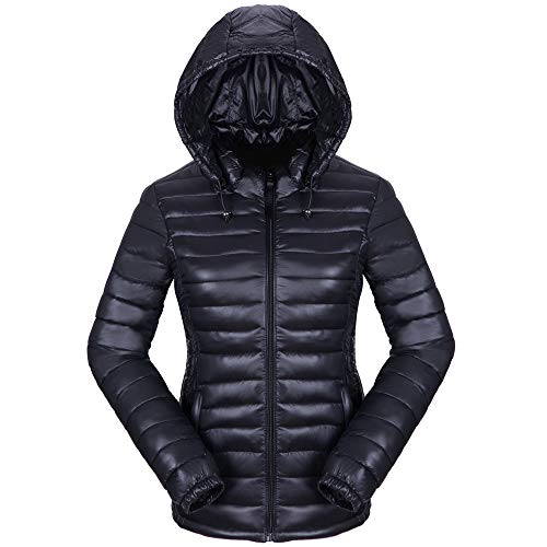 sous Doudoune Femme Chaude Pas Cher Détachable Capuche Coton Blouson POPLY Doudoune Fine Femme Rouge Zip Down Jacket Hooded Warm Manteaux Hiver Femme Outwear Down Coat for Women Cover