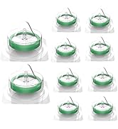 50 Pack Syringe Filters Sterile PES, Syringe Lab Filters 33mm Membrane Diameter, 0.22um Pore Size...