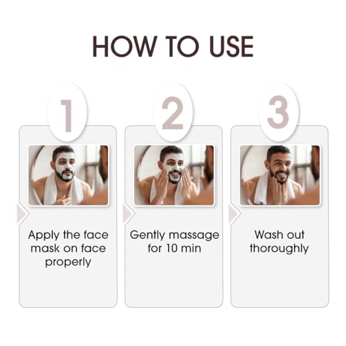 Image of Niconi Men Enzyme De-Tan Pack For Face & Body (300g)