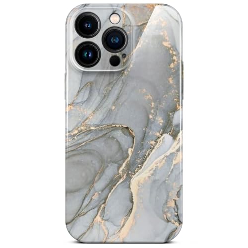Coque iPhone 15 Pro Max ONEFLOW Bliss - Finition marbre pailleté premium
