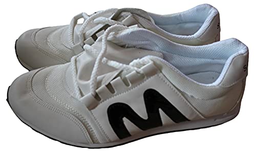 schuhundtextilshop Trainers white/black Multicolour Size: 5 UK