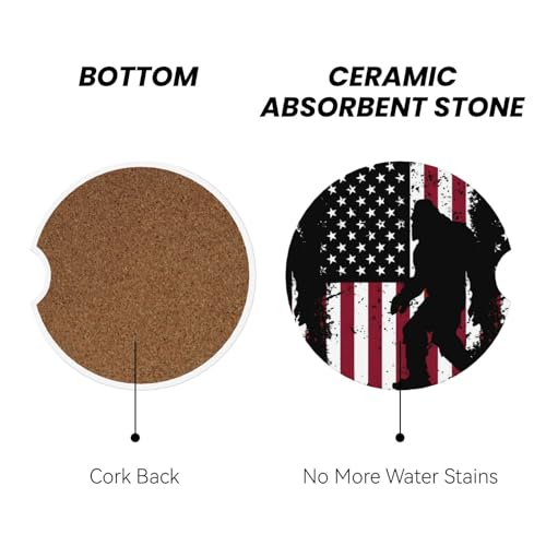 Posavasos para auto cerámicos absorbentes 2 unidades miniatura 6