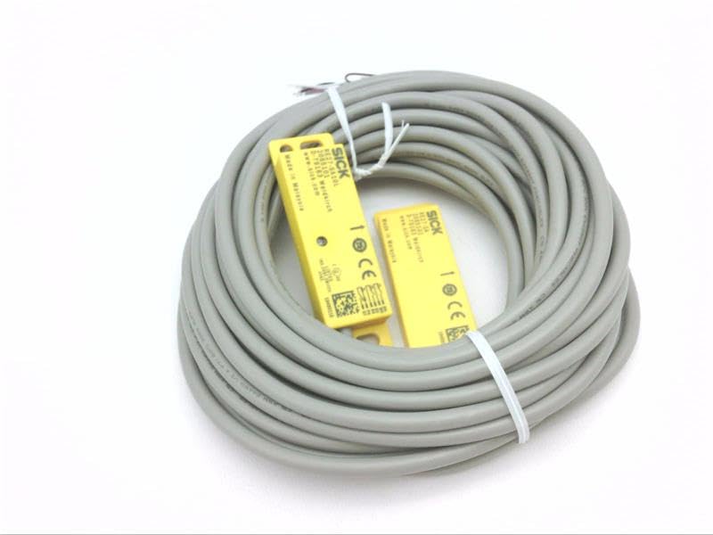 SICK RE27-SA10L (1059511), 10 Meter Cable, 3 NO, LED, Magnetic Safety Switch, Non-Contact Safety Switch, RE27 Series, Sensor with Integral and Actuator