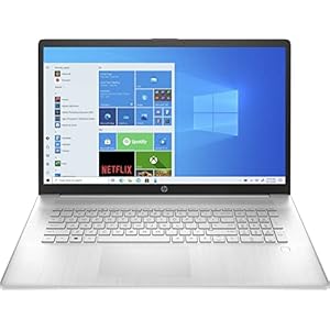 HP (FullHD 17,3 Zoll Gaming Notebook (AMD Ryzen 7 5700U 16-Thread CPU, 4.3 GHz, 32 GB DDR4, 1000 GB SSD, Radeon Grafik, HDMI, BT, USB 3.0, WLAN, Windows 11 Prof. 64, MS Office) Laptop – 7729