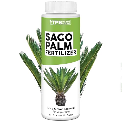 Sago Palm Fertilizer – Liquid Plant Food for Rich Green Fronds, Stronger Roots & Healthy New Growth, 8 oz