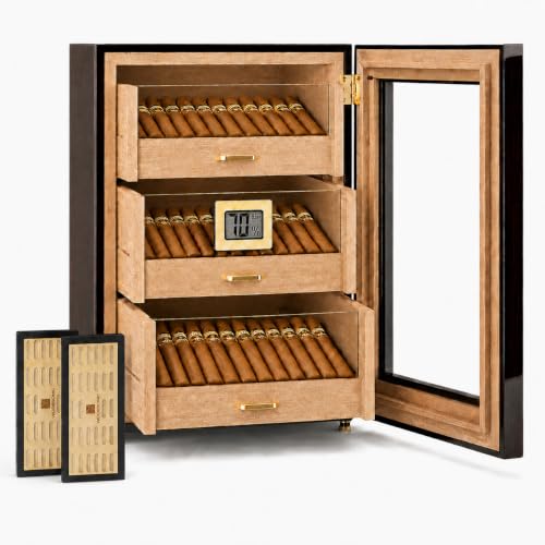 Woodronic Cigar Humidor Cabinet for...