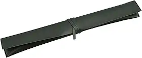 Bolsa para Baquetas em Couro PU, Estojo para Armazenamento de Baquetas, Porta-baquetas, Bolsa Organizadora Portátil, Leve E de Alta Qualidade, Verde Escuro
