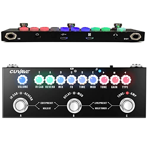 Pedal de guitarra de múltiplos efeitos, Cube Baby Guitar Pedal de múltiplos efeitos Delay Pedal de e