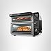 Ninja DCT451 12-in-1 Smart Double Oven with FlexDoor, Thermometer, FlavorSeal, Smart Finish, Rapid Top Convection and Air Fry Bottom , Stainless Steel