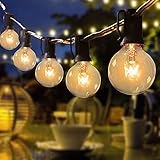 【Lange Lebensdauer】: Die Lichterkette wird mittels Parallelschaltung betrieben, wodurch eine ausfallende Glühbirne die anderen nicht beeinflusst. Sogar mit kaputten oder fehlenden Glühbirnen leuchten die verbleibenden Glühbirnen ungestört weiter. Wenn eine Glühbirne aus geht, tauschen Sie sie einfach aus. Wir bieten zusätzliche 2 birne zum Austausch.
