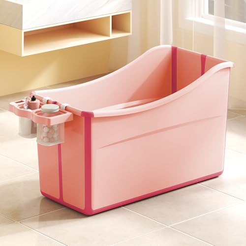 Joyingbaby collapsible baby bathtub in pink