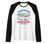 Christliche Lehrerin Lehrministerium Wildflower Jesus Pastor Raglan