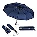 VON HEESEN Regenschirm sturmfest bis 140 km/h - inkl. Schirm-Tasche & Reise-Etui - Taschenschirm mit Auf-Zu-Automatik, klein, leicht & kompakt, Teflon-Beschichtung, windsicher, stabil (Blau) Regenschirm Schirm günstig Kaufen-VON HEESEN Regenschirm sturmfest bis 140 km/h - inkl. Schirm-Tasche & Reise-Etui - Taschenschirm mit Auf-Zu-Automatik, klein, leicht & kompakt, Teflon-Beschichtung, windsicher, stabil (Blau)
