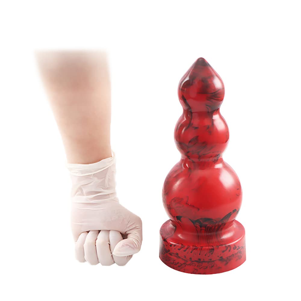 Groß Silikon Analkugeln G-Punkt Analplugs Anal Plug mit drei Kugeln in Verschiedene Größe für Eine Sexuelle Stimulation Schrittweise, S/M/L/XL Sexspielzeug für Männer Frauen (XL)