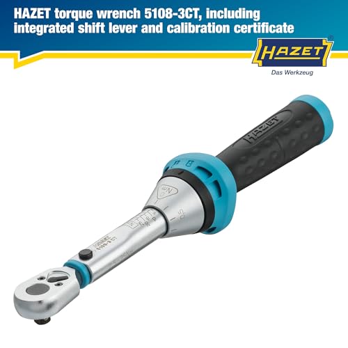 HAZET 5108-3CT I Wyjście: kwadrat 6,3 mm (1/4 cala), tolerancja: 3%, 20 zębów (kąt pracy 18stopni) I Narzędzie idealne do rowerów lub podobnych pojazdów dwukołowych