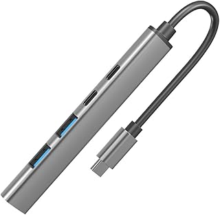 yungluner USB C Hub 5 in 1 Type C to Multi USB Ports for Laptop Tablet Mobile Phone PD60w Fast Charging 5Gbps Data Transfer USB C Hub