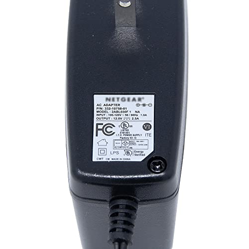332-10758-01 2ABL030F1 12V 2.5A AC Power Adapter for Netgear Orbi ProSAFE Nighthawk Modem Router
