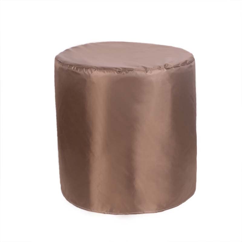 Housse de protection imperméable table de jardin ronde 120x75 bâche meuble extérieure anti-UV