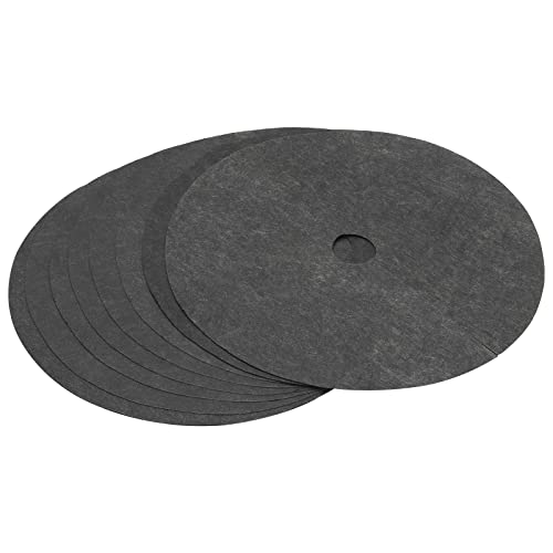 sourcing map Anello per pacciamatura per alberi in tessuto non tessuto da 52,1 cm per piante per il controllo delle infestanti e barriera per erbacce rotonde, confezione da 8