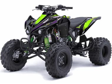 Amazon.com: All Years KFX 700 SURGE Black Senge Graphics Kit