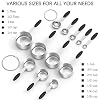 TILUCK Stainless Steel Measuring Cups and Spoons Set with Silicone Handle – Nesting Design for Space-Saving, Heavy Duty & Dishwasher Safe for Dry/Liquid Ingredients, Cooking & Baking (12) #3