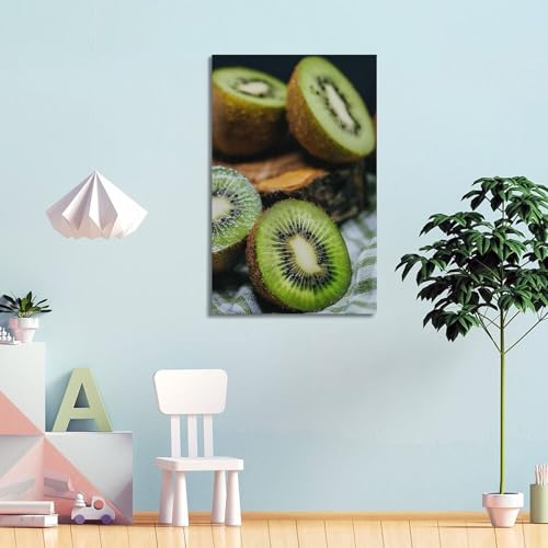 Impression sur toile kiwis pour mur vide chambre 30x45