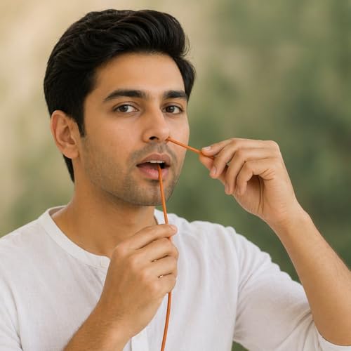 Image of Wiselife Ayurvedic Rubber Sutra Neti (Set of 10) Yoga Nasal Cleansing Tool for Neti Kriya, Improves Breathing & Sinus Relief, Reusable & Flexible Nasal Cleaning Thread