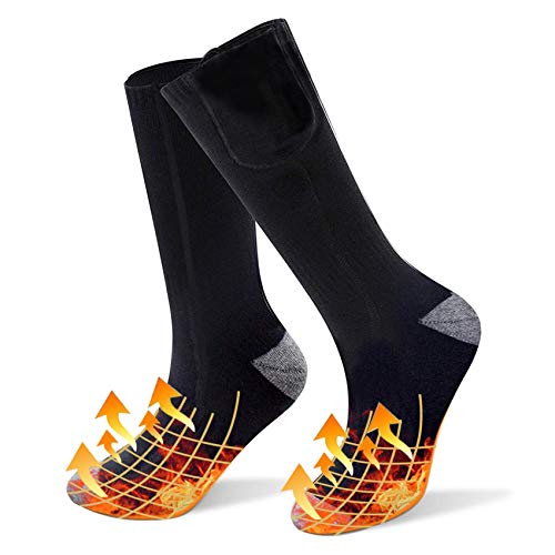 OBloved Heated Socks,3 Heating Settings Thermal Sock for Men Women,Rechargeable Electric Heated Socks Winter Warm Socks, Outdoor Skiing Camping Running Fishing Warm Cotton Socks OBloved Heated Socks,3 Heating Settings Thermal Sock for Men Women,Rechargeable Electric Heated Socks Winter Warm Socks, Outdoor Skiing Camping Running Fishing Warm Cotton Socks