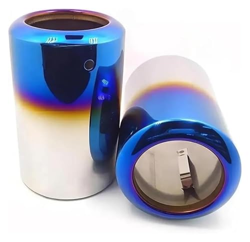 �}�t���[�J�b�^�[ �p �}�c�_ CX30 CX-30 2020-2022 �e�[���p�C�v �V���o�[ 2�� �ԗp�r�C�}�t���[�`�b�v ���E���h�X�e�����X�X�`�[���p�C�v �e�[���J�o�[(Blue 2pcs)