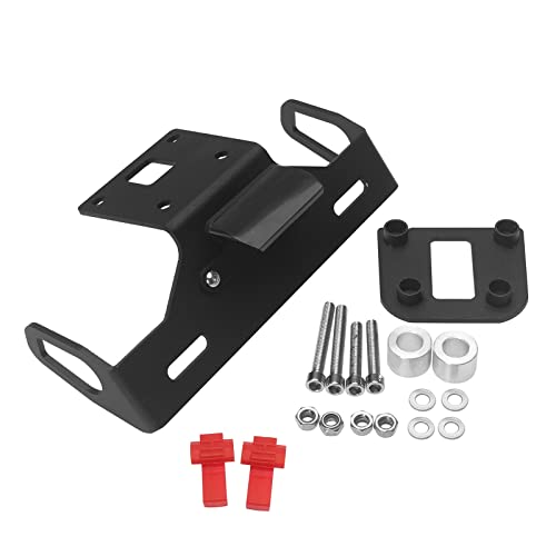 Kennzeichenhalter LED-Licht Schwanz ordentlich Fender Eliminator kompatibel mit Kawasaki Z800 2013 2014 2015 2016 Motorradzubehör(Black)