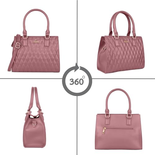 Image of Lavie Women's Stitch Shelly Medium Satchel Bag | Ladies Purse Handbag