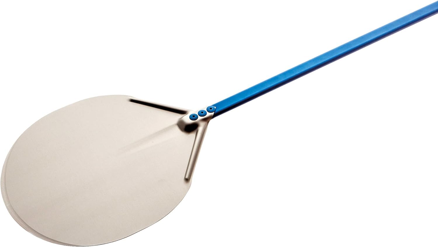GI.METAL Pala para pizza Amica aluminio redonda Ø 36 mango 150 cm