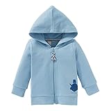 ESPRIT KIDS Baby-Jungen RQ1702202 Sweatshirt Card Strickjacke, Blau (Light Blue 404), (Herstellergröße: 68)