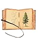 LEATHER VILLAGE Vintage Leather Journal with Psalm 46:10 Bible Verse–8''x6'' Embossed Prayer Study Journal for Women & Men – 200 Pages Handmade Cotton Deckle Edge Watercolor Paper - Cappuccino Brown