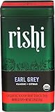 Rishi Tea Organic Earl Grey Loose Leaf Tea, 2.29 Ounces Tin