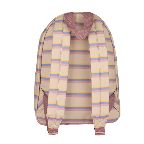 Image of Roxy Women's Always Core Backpack | Travel | Everyday Carry | Beach | Polyester | 8L Capacity - Banana Cream Stripe