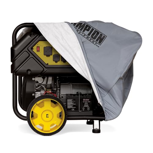 Champion Power Equipment 100699 12,000 Watt Portable Generator Cover, Grey